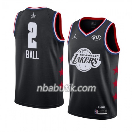 NBA Mænd Trøje Los Angeles Lakers Lonzo Ball 2 2019 All-Star Jordan Brand Sort Swingman
